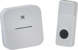 Wireless plug in door chime - white