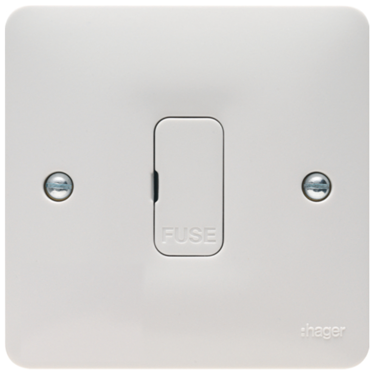 Hager WMSU83 Connection Unit, Unswitched Fused