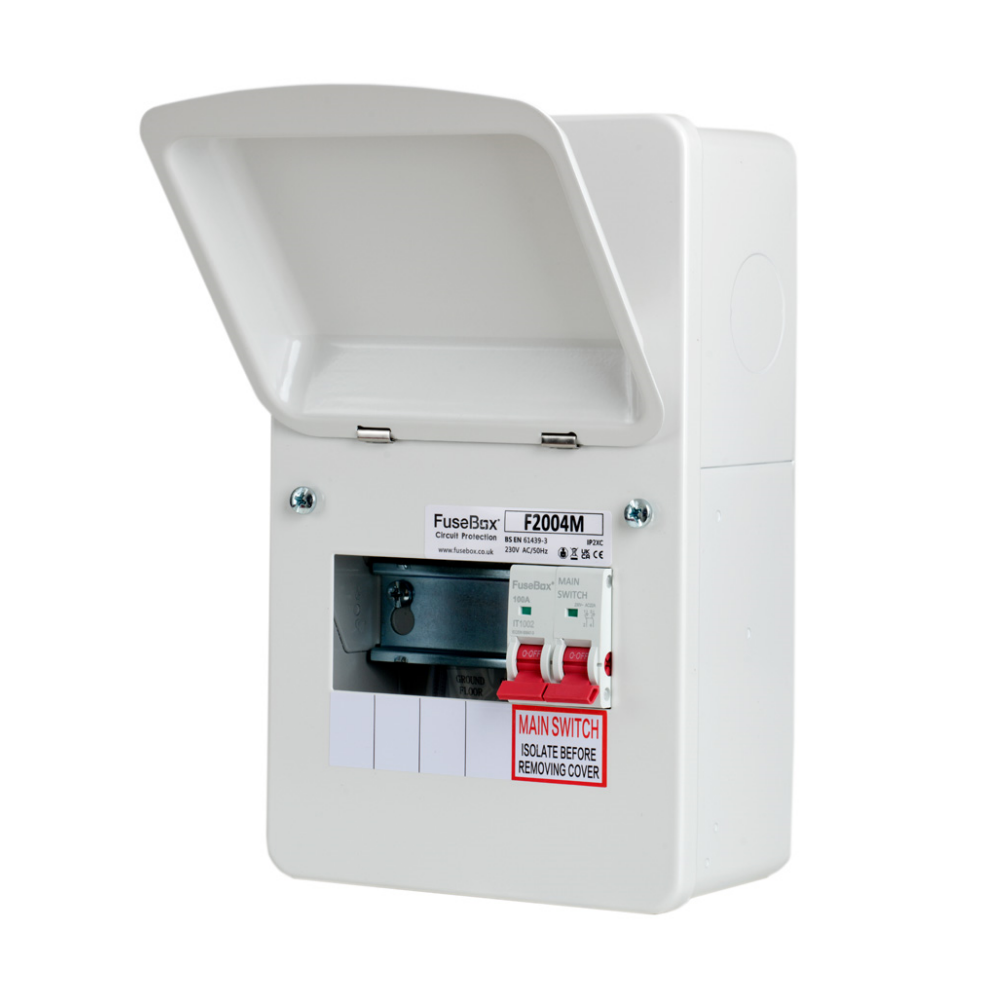 F3004M Fusebox 4 Way Consumer Unit