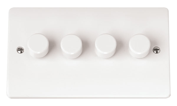 Click Mode 4 Gang 2W 100W Trailing Edge Dimmer Switch CMA164