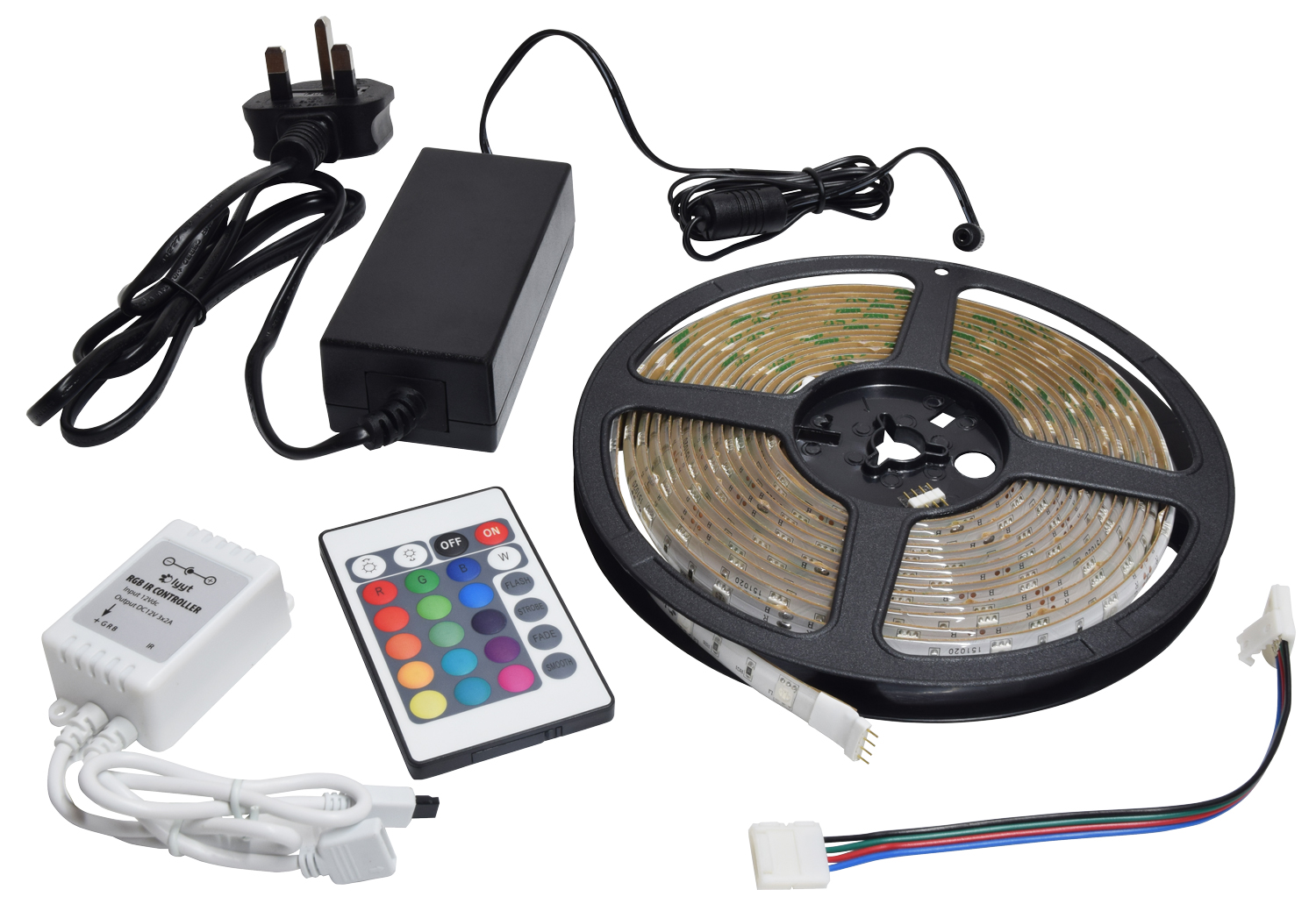 IP65 DIY LED Tape - 5m Multi-colour RGB